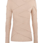 Strip knitwear top 1